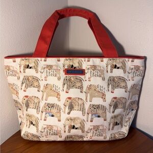 Jim Thompson Canvas Elephant Tote Bag